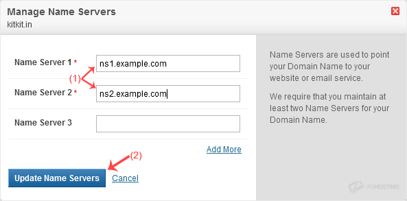 DNS update netearthone