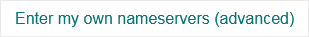 GoDaddy Enter my own nameservers