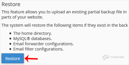 Restore Options