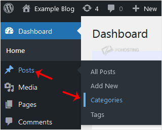 WordPress Post Categories
