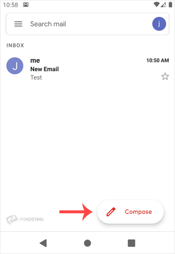 Tap on Compose