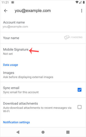 Mobile signature